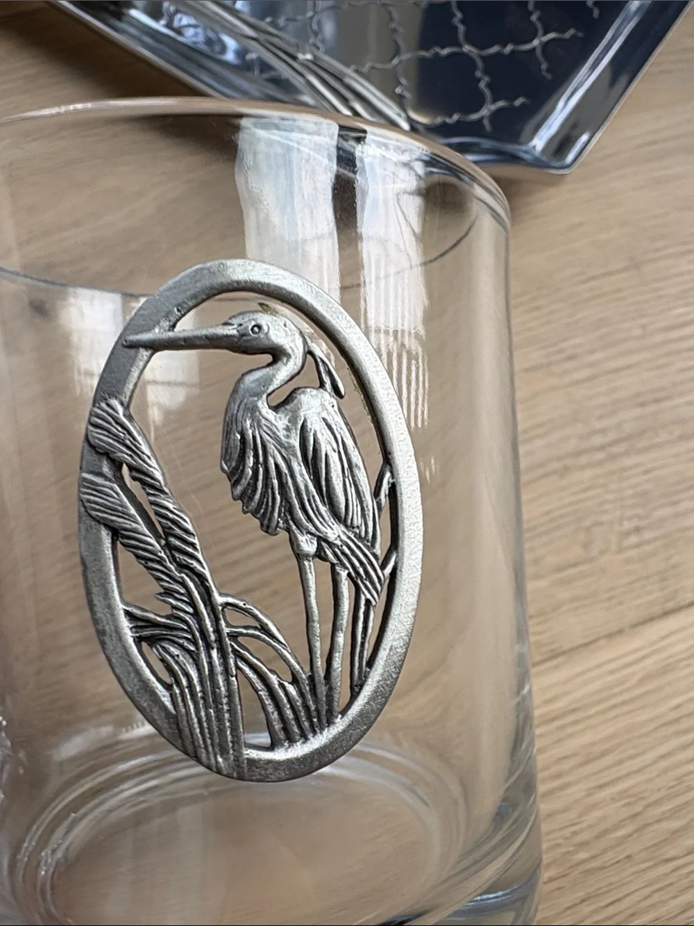 Salisbury Pewter Artisans clear glass